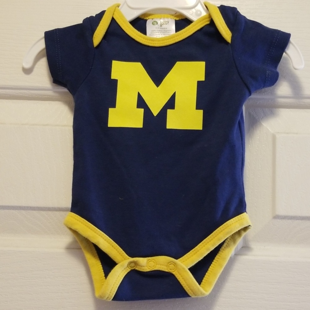 Custom  made Michigan onesie